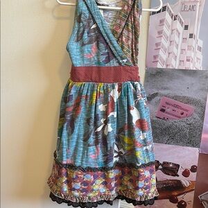 Blue Tiered Sundress Casual